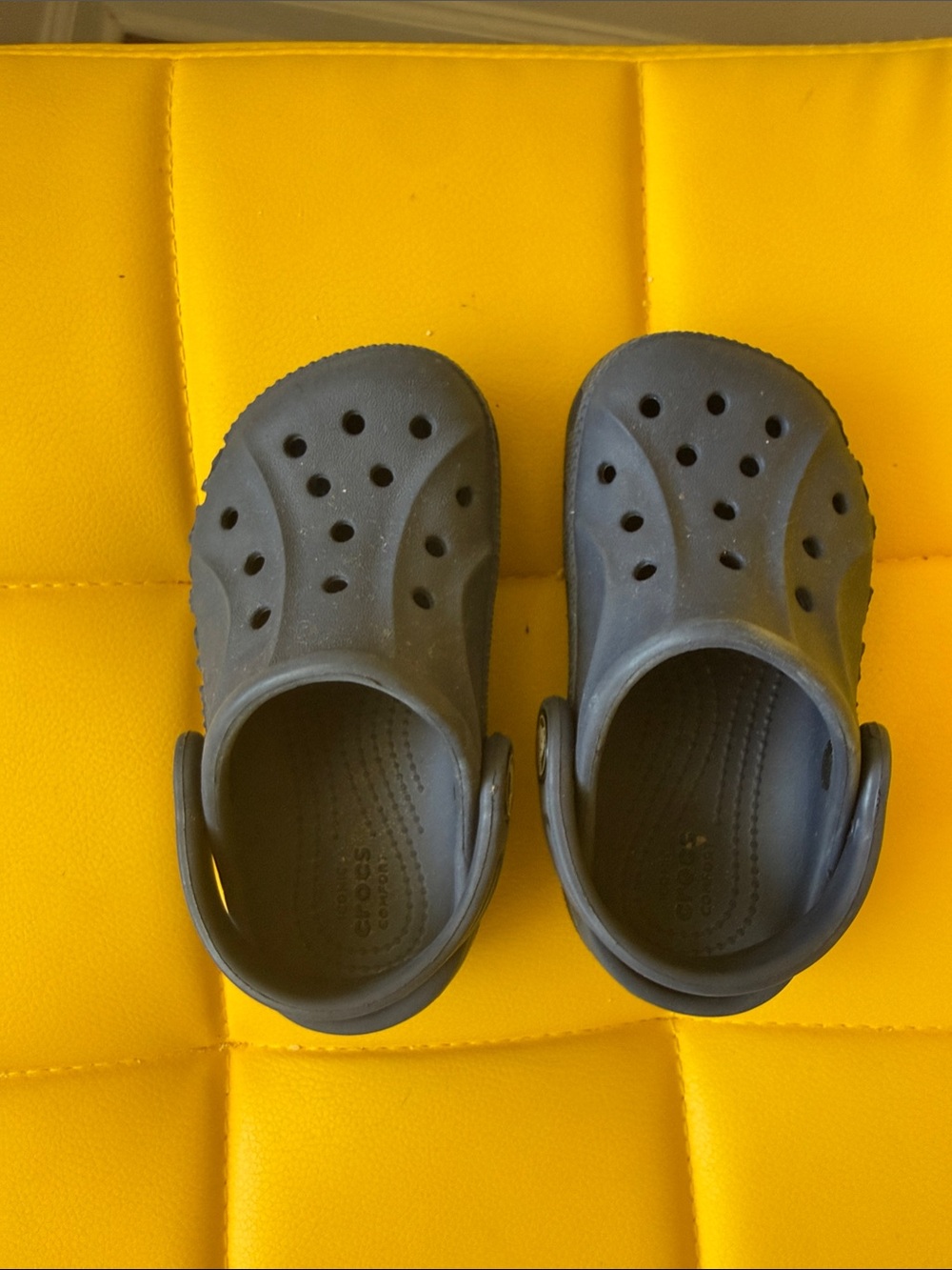 Classic Kids Foam Clogs in Navy Blue - Crocs